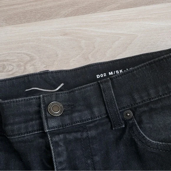 Saint Laurent Black Distressed Jeans